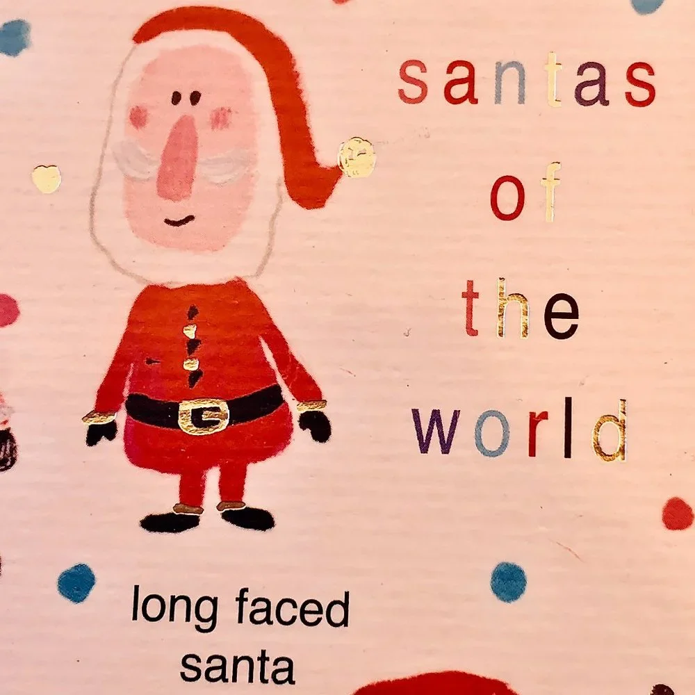 Christmas Cards Paperie SANTAS OF THE WORLD by Soul 2004 - 8 Cards + Envelopes